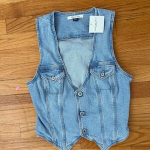 Brand new with tags denim vest top